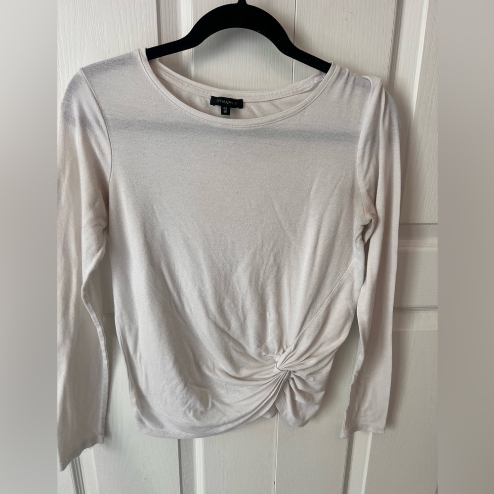 Dynamite white long sleeve